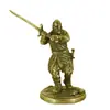Cobre Blanco Retro Modelo de Guerrero Soldado Medieval Europeo Hecho a Mano Piezas de Ajedrez para Juegos de Mesa Adornos para el Interior del Coche Juguetes para Niños