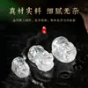 Producto de Cristal Accesorios Pixiu Cristal Blanco Agujero Pasante DIY Colgantes para Abalorios Adornos Múltiples Estilos de Pixiu En Stock Venta al por Mayor
