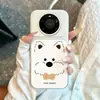 Adecuado para funda de teléfono móvil Huawei Mate80, Nuevo modelo de moda Mate70Pro para mujer, Gama alta, Sencillo y lindo, Estilo West Highland
