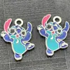 Collar de Pareja de Lilo y Stitch Ins Hip-Hop Elegante Colgante para Mejor Amigo Cadena para Suéter de Hombre y Mujer Accesorios para Estudiantes