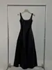Vestido de Mezclilla Moderno y Elegante, Vestido Sencillo de Verano de Manga Corta de Longitud Media, Vestido de Tirantes, Ceñido a la Cintura y Adelgazante 5723