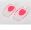 Almohadilla de Talón de Silicona Transparente en Forma de U Amortiguación Deportiva Media Talla Plantilla Interior Invisible para Aumentar Altura Venta al por Mayor