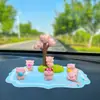 Adornos Lindos de Cerdito Luchando para Coche Pantalla de Consola Central Adornos Sanadores Accesorios de Interior de Coche Adornos para Coche