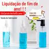 Spot fornecimento de ombro plano desinfetante para as mãos garrafa de desinfecção garrafa de água epidêmica material de embalagem transparente garrafa de detergente redonda garrafa desinfetante