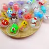 Llavero de Juguete Gashapon Transparente para Muñeca de 32 mm Caja Sorpresa Infantil Juego de Moneda de Un Yuan Máquina Gashapon Regalo