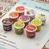 Loja de Conveniência Simulada Cena em Miniatura Modelo de Decoração Presilha de Cabelo Artesanal DIY Acessórios de Joia Produtos de Resina Personalização