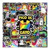 50 Pegatinas de Graffiti de Colores Arcoíris Personalizadas para Bricolaje Equipaje Laptop Guitarra Pegatinas de AliExpress