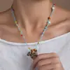 Collar con Cuerda Trenzada y Colgante de Cachorro Lindo Dopamina para Mujer, Gama Alta, Exquisito, Versátil, Sencillo, Elegante, Dulce Accesorio
