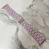 Adecuado para Correa de Resina de Tres Perlas Generación 89S10 para Apple Iwatch7 Correa de Color Sólido Acrílica
