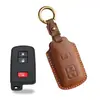Nueva Cubierta de Llave Retro Adecuada para Autos Toyota Viejos, Bolsa de Protección de Llave Hebilla Hecha a Mano de Cuero de Vaca Genuino