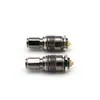 Microconector Metálico, Cabezal de Aviación para Cámara Industrial, Adaptador de Bloqueo Automático Push-Pull de 10 Núcleos y 12 Pines M11