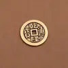 Monedas de Cinco Emperadores de cobre engrosado, monedas de estilo antiguo, monedas de latón Shunzhi, Qianlong, Kangxi, Jiaqing, adornos para umbral de puerta, venta al por mayor