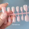 Uñas Pre-hechas para Manicura, Uñas Especiales para Uñas Portátiles, 30 Piezas de Rosa Lila Cortas Ovaladas Venta al por Mayor de Fábrica con Color Base