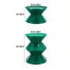 Taburete Bajo Estilo Nórdico Crema para Apartamentos Pequeños, Taburete para Cambiar Zapatos en Sala de Estar del Hogar, Creativo Taburete de Plástico con Forma de Reloj de Arena Estilo Ins de Moda