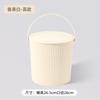 Cubo de Plástico Engrosado con Tapa Cubo de Almacenamiento Taburete de Baño Cubo de Pesca Cubo Mochila Baño Cubo de Almacenamiento Doméstico Puede Sentarse en el Cubo