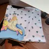 Bufanda Cuadrada Pequeña de Cuero de Colores con Hebilla para Niños y Padres, Bufanda Pequeña de Seda, Estilo Coreano para Primavera, Otoño y Verano, Bufanda Decorativa Estampada, Sensación de Alta Calidad