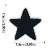 Parche de Tela Bordado Estrella Toalla Parche Bordado Estrella de Cinco Puntas Multicolor Parche Bordado Estrella de Cinco Puntas Accesorios para Ropa Parche Decorativo Parche de Tela Termoadhesivo