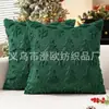 Funda de Almohada para Árbol de Navidad Nueva del Fabricante Copo de Nieve Navideño Americano Cojín de Cintura para Sofá Funda de Cojín Venta al por Mayor