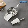 Pala de Hielo Ps Acero Inoxidable Grano Harina Azúcar Alimentos Té Alimento Pala Multiusos Pala Especial para Tienda de Té con Leche Multifunción