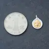Acessórios de Pulseira de Joias Sólidas Estilo Xizang com Pingente Lateral de Tara Verde Banhado a Ouro, Acessórios de Sementes de Paixão Estrela Lua Vajra