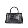 2025 Nuevo Bolso de Mujer de Cuero de Cocodrilo Siamés Bolso de Cuero Genuino Tendencia de Moda Bolso de Mano para Mujer Bolso Bandolera de Hombro Lote