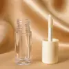 Suministro Directo de Fábrica Botella Transparente Cilíndrica de Petg de Gran Capacidad 6-7ml Tubo para Brillo de Labios Botella de Brillo de Labios DIY Se Puede Imprimir con Logo
