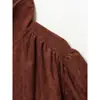 Fabricante Atacadista de Roupas Femininas Mais Vendidas no Aliexpress Transfronteiriço Novo Modelo 2025 Jaqueta Plissada de Camurça Ajustável Zr