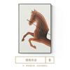 Pintura Decorativa Moderna de Lujo Ligero para Entrada Caballo Sala de Estar Pintura Colgante Pasillo de Casa Pasillo Pared Mural Moderno Enorme