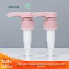 Dispensador de Champô, Gel de Duche e Loção de 38 mm na Cor Champanhe com Cabeça de Bomba Curva para Produtos de Limpeza