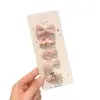 Pinzas para el pelo de tela de cobertura total dulces para bebés y niños, Pinzas laterales lindas para bebés y niños pequeños, Pasadores y accesorios para el pelo para niñas