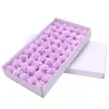 Directo de fábrica flor artificial flor de jabón cabeza de flor de clavel suministros de embalaje para regalo del día del maestro ramo del día de la madre
