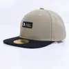 Gorra Plana de Estilo Casual Americano para Niños Hip-Hop, Gorra de Sol para Exportación Primavera/Verano 2026, Gorra de Béisbol Simple para Bebé con Logo Cuadrado