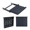 Estuche de Vuelo de Rack Abierto de 19 pulgadas Soporte para Altavoz Amplificador KTV Estante Simple para Router Módem Óptico en Casa