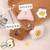 Llavero de Peluche de Comida para Jugar con Expresión Colgante de Sándwich de Pan Broche de Muñeca Linda de Dibujos Animados para Mochila de Estudiante Joyería