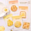 Notas Adhesivas de Comida Simulada Creativas Pan Galletas Queso Adhesivas Bloc de Notas para Estudiantes Deliciosas y Creativas