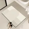Tapete de Chão para Banheiro de Estilo Simples, Secagem Rápida, Absorvente de Água, Tapete de Banheiro Antiderrapante, Tapete de Chão Resistente à Sujeira e Raspador de Poeira para a Entrada, Fornecimento Direto do Fabricante
