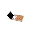Estuche para tarjetas de visita de alta gama con veta de madera para protección ambiental, tarjetero para oficina, LOGO impreso con láser, pitillera en stock al por mayor