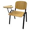 Silla de Mesa de Escritura para Entrenamiento Yu Qiang Sala de Reuniones Personal Noticias Silla Simple Acero Cuatro Patas Tablero de Madera Pulverización Taburete Eléctrico