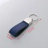 Llavero en blanco listo para grabar con láser, llavero de metal y cuero, colgante de coche de cuero, regalo de empresa de alta gama personalizado