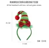 Faixa de Cabeça Chapéu de Natal Faixa de Cabeça Chapéu de Bruxa Adereços para Fotos Grampo de Cabelo Vestido de Natal Acessórios de Cabelo Faixa de Cabeça de Elfo Joias