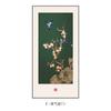 Pintura decorativa de entrada de puerta feliz, nueva edición vertical china, significado de buenas flores y pájaros, pintura colgante, pasillo, murales de sentido alto.