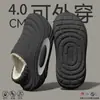 Pantuflas de Algodón Impermeables con Cierre Trasero para Hombre Invierno 2026 Nuevo Estilo para Uso en Casa Calidez de Felpa Plus Se Pueden Usar Afuera Antideslizantes Talla Grande Zapatos de Algodón para Hombre