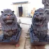 Producto Más Vendido del Fabricante: Regalo de Ceremonia de Apertura León de Bronce Fundido, Escultura de León en Puerta de Bronce para Comunidad de Empresa Grande, Protección del Hogar Feng Shui