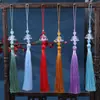 Campanilla de Viento de Acrílico Borlas para Sombrero Estilo Chino Color Sólido Poliéster Borlas Colgantes Amuletos Brocado Cantante Hanfu Accesorios para Joyería DIY