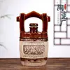Jarra de Vino de Cerámica Yixing 3 Jin 2.5kg Jarra de Terracota Estilo Antiguo para Infundir Licores, Botella de Vino Portátil para Vino Blanco, Vino Amarillo y Elaboración