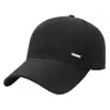 Gorra de Béisbol de Moda para Hombres de Mediana Edad, Nueva Gorra con Visera Protectora Solar de Color Sólido para Primavera y Otoño, Gorra Deportiva para Correr al Aire Libre
