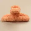 Estilo Coreano Maillard Tocado Felpa Otoño e Invierno Pasador Femenino Flor de Nube Simple Grande Peludo Otoño e Invierno Pinza de Tiburón
