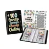 Libro de Presupuesto en Efectivo Grueso de Suministro Especial Transfronterizo Desafío de 100 Días Personalizado Ahorro de Dinero Libro de Hojas Sueltas Planificador de Oficina de Alta Gama