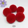 Punto 2-5cm Bola de Pelo de Cachemir Reparación Redonda Bola de Bayas Rojas Colgante de Ropa DIY Paquete de Materiales DIY Bola de Lana Hecho a Mano
