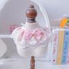 Verano pequeño fresco mascota bufanda encaje muñeca collar gato perro toalla saliva dulce vestido joyería al por mayor